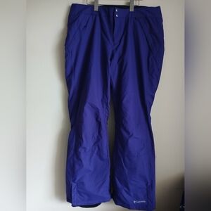 Columbia Women's Purple Snow Pant Size XL